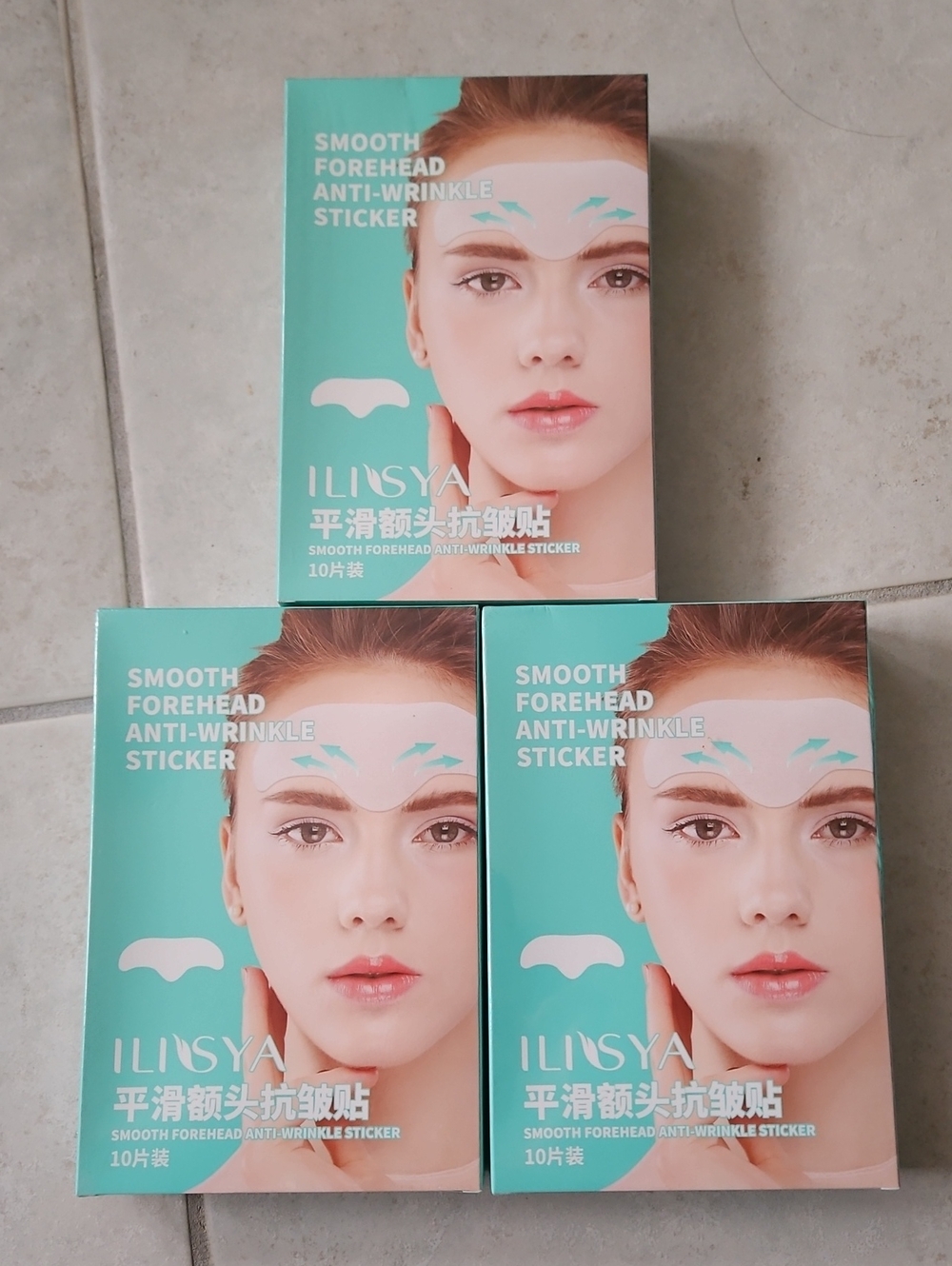 3 Pack Bundle Hydrogel Forehead Anti-Wrinkle Patches